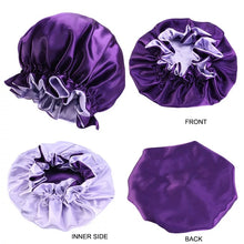 Vintage Reversible Satin Bonnet - BlackHairandSkincare