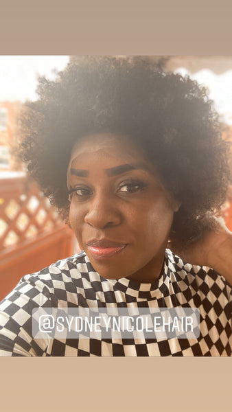 Sydney Nicole Hair Short Afro Lace Front Wig Purchase at